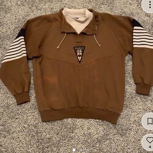 90s mock neck sweatshirt